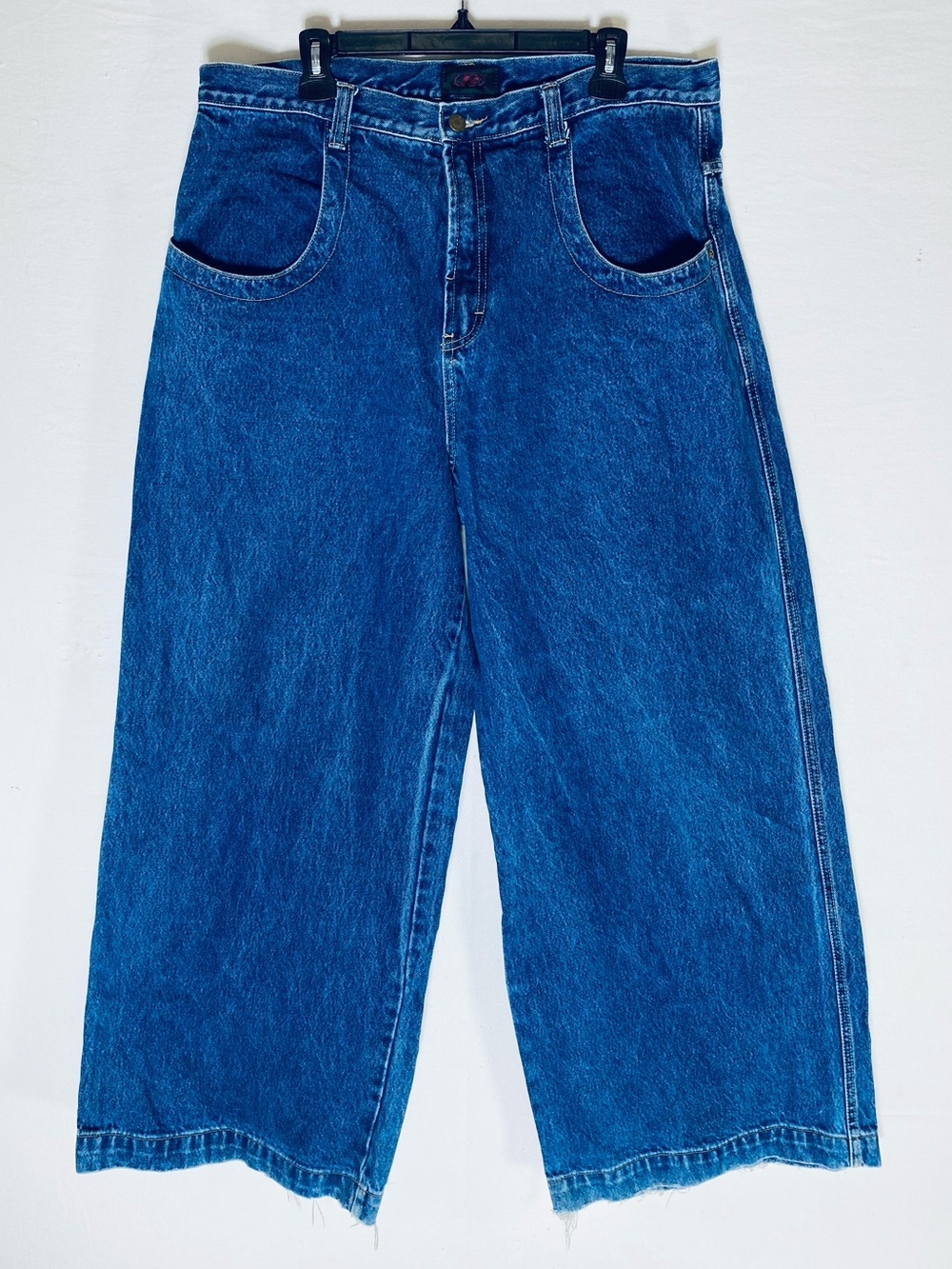 Vintage 90s Randy River XXX Wide Leg Skate Jeans Rave Baggy 38x33 - Picture 2 of 15